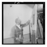Adolph Gottlieb (1903-74) in His Studio (Photo)
