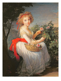 Portrait of Marie-Christine of Bourbon-Naples (1779-1849) (Oil on Canvas)