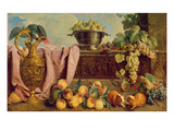 Still Life with a Jug  1734 (Oil on Canvas)