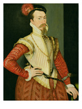 Robert Dudley (1532-88) 1st Earl of Leicester  C1560S (Oil on Panel)