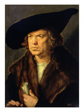 Portrait of an Unknown Man  1524 (Oil on Panel)