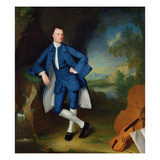 Portrait of Man  C1758-60 (Oil on Canvas)