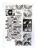 Illuminated Text from Rossetti's 'House of Life' Sonnet Sequence  C1880 (Pen and Ink on Paper)