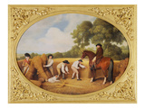 Reapers  1795 (Enamel on Wedgwood Biscuit Earthenware)