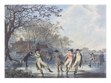 Winter Amusement: a View in Hyde Park from the Moated House  1787 (Aquatint)