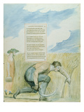 Elegy Written in a Country Church-Yard'  Design 109 from 'The Poems of Thomas Gray'  1797-98