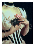 Mrs Wilton Phipps  C1884 (Detail) (Oil on Canvas)