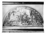 Cybele or Reawakening of Earth  C1663 (Pen and Brown Ink and Pierre Noire on Beige Paper)