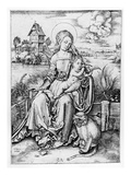 Madonna with the Monkey (Engraving)
