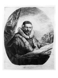 Jan Uytenbogaert  Preacher of the Remonstrants  1635 (Etching)