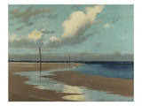 Beach at Low Tide  1890 (Oil on Canvas)