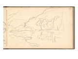 River Seine before Port-Villez (Pencil on Paper)
