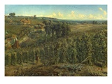 The Hop-Gardens of England  C1875 (Oil on Canvas)