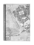 Map of Hyde Park Corner  Grosvenor Square and Tyburn  1746 (Litho)