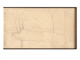 Banks of the Epte (Pencil on Paper)