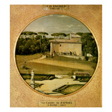 Casino of Raphael' in the Gardens of the Villa Borghese  Rome  1807 (Oil on Canvas)