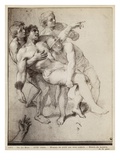 Half Naked Man Supported by Three Men