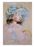 Girl Carrying a Basket  1891 (Pastel on Paper)