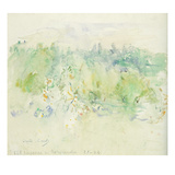 Normandy Landscape  1880 (W/C on Paper)