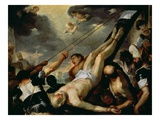 The Crucifixion of Saint Peter  C1660 (Oil on Canvas)