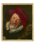 Portrait of a Buffoon (Oil on Canvas)