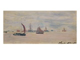 View of the Voorzaan  1871 (Oil on Canvas)