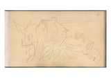 Close View of the Customs Officers' Hut (Pencil on Paper)