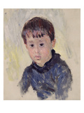 Michel Monet (1878-1966) in a Blue Jumper  1883 (Oil on Canvas)