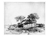Cottage with a White Paling  1648 (Etching)