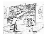 Burne-Jones at His Easel  C1885 (Pen and Ink on Paper)