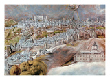 View and Map of the Town of Toledo  Detail of the Tavera Hospital  1609