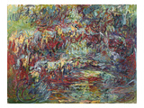 The Japanese Bridge at Giverny  1918-24 (Oil on Canvas)