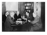 An Experiment in Telepathy  Harry Price Library  1933 (B/W Photo)