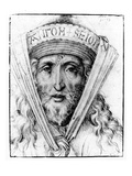 Head of a High Priest  C1470 (Pen and Ink on Paper)