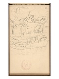Church of Sainte-Radegonde at Giverny (Pencil on Paper)