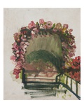 Roses Arches  Giverny  1912-13 (Oil on Canvas)