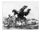 The Carnivorous Vulture  Plate 76 from 'The Disasters of War'  1812-20 (Etching)
