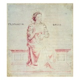 King David Playing a Harp  C1430