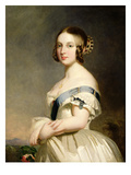 Queen Victoria (1819-1901) (Oil on Canvas) (See also 15318 and 159010)