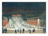 Illumination of the Saint-Cloud Fountain  1st April 1810 (Etching and Aquatint on Paper)