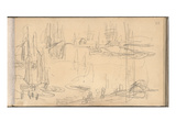 The Port of Le Havre (Pencil on Paper)