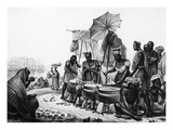 Black Women Selling Angou  from 'Travels in Brazil'  Engraved by Thierry Freres (Fl1827-45)  1835