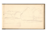 Haystacks at Giverny (Pencil on Paper)