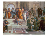 School of Athens  Detail from Right Hand Side Showing Diogenes on the Steps and Euclid  1510-11