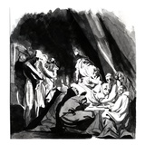 Death of Cardinal Beaufort  Illustration from Shakespeare's 'Henry Vi'  1772