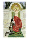 Tannhauser in the Venusburg  1901 (Oil on Board) (See also 15172)