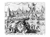 The Colossus of Rhodes (Engraving)