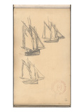 Boats of Villerville (Pencil on Paper)