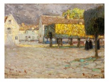 The Road  Songeons  1901 (Oil on Panel)