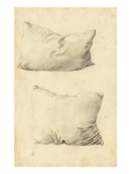 Studies of Pillows (Pencil)